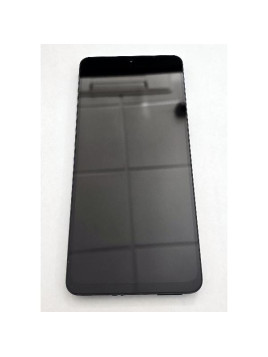 Pantalla para Samsung Galaxy A07 4G A075 mas tactil negro con marco negro calidad premium