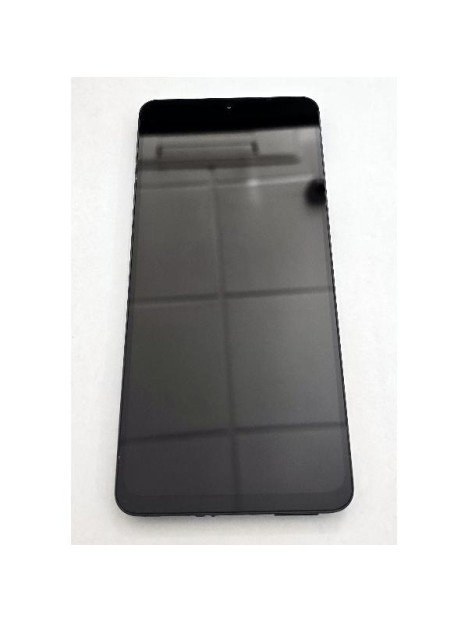 Pantalla para Samsung Galaxy A07 4G A075 mas tactil negro con marco negro calidad premium