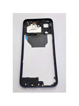 Carcasa o marco central azul para Xiaomi Redmi 15C