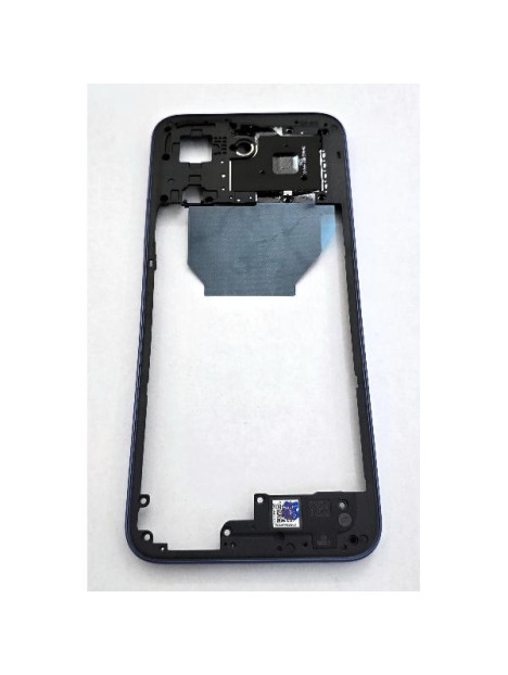 Carcasa o marco central azul para Xiaomi Redmi 15C