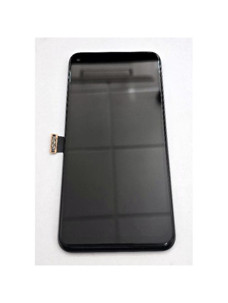 Pantalla para Google Pixel 5 mas tactil negro con marco negro compatible TFT