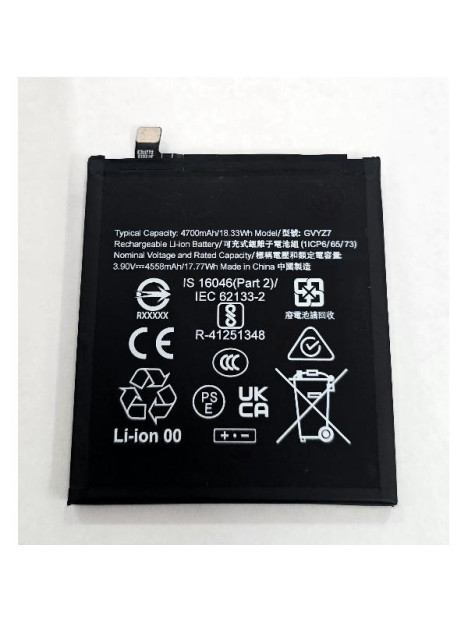 Bateria GVYZ7 4700mAh para Google Pixel 9 Google Pixel 9 Pro calidad premium