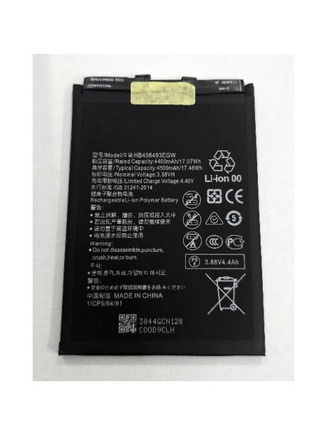 Bateria HB456493EGW 4500mAh para Huawei Nova 10 SE Huawei Nova 11 calidad premium