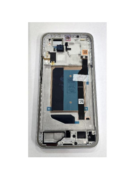 Pantalla para Xiaomi Poco M8 Pro 5G mas tactil negro con marco plata 560001P16UP00 Service Pack