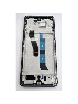 Pantalla para Xiaomi Poco M8 5G 2025 mas tactil negro con marco negro 5600090P17P00 Service Pack