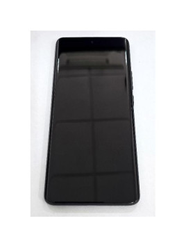 Pantalla para Xiaomi Poco M8 5G 2025 mas tactil negro con marco negro 5600090P17P00 Service Pack