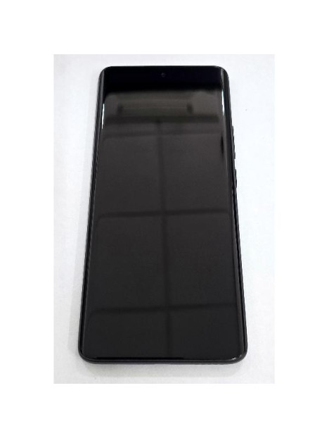 Pantalla para Xiaomi Poco M8 5G 2025 mas tactil negro con marco negro 5600090P17P00 Service Pack