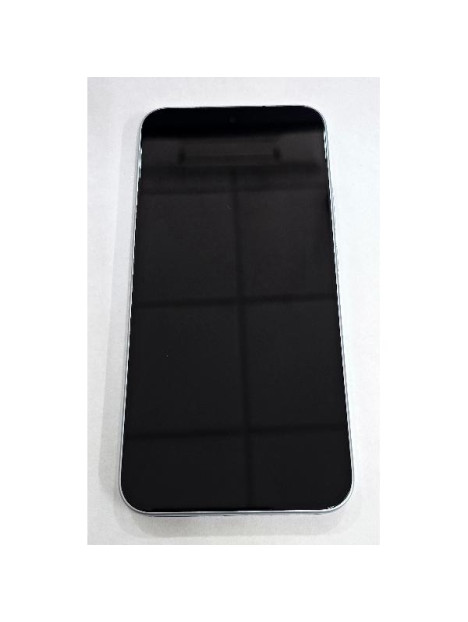 Pantalla para Oppo Reno 14 F 5G CPH2743 mas tactil negro con marco azul calidad premium