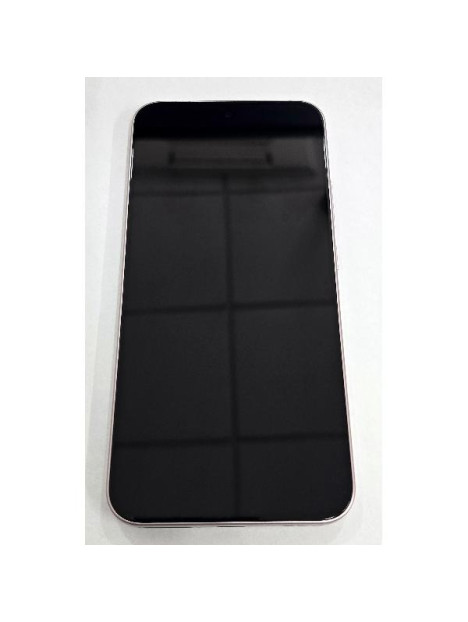 Pantalla para Oppo Reno 14 F 5G CPH2743 mas tactil negro con marco rosa calidad premium