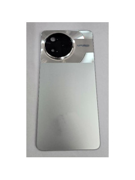 Tapa trasera o tapa bateria plata para Xiaomi Poco F7 Pro 5G con cubierta de camara