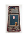 Pantalla para Samsung Galaxy S20 FE 4G G780F S20 FE 5G G781F mas tactil negro marco dorado compatible Oled