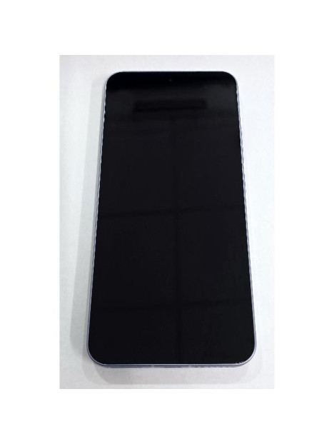 Pantalla para Xiaomi 15 5G mas tactil negro con marco morado calidad premium