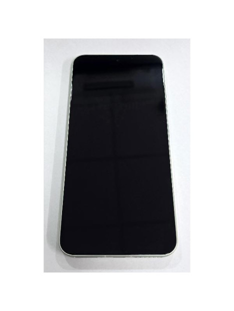 Pantalla para Xiaomi 15 5G mas tactil negro con marco verde calidad premium