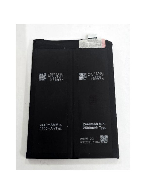 Bateria BLP925 2500mAh x2 para OnePlus Nord 3 5G CPH2493 calidad premium