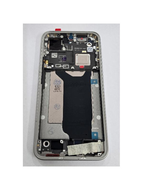 Pantalla para Xiaomi 15T Pro mas tactil negro con marco plata calidad premium