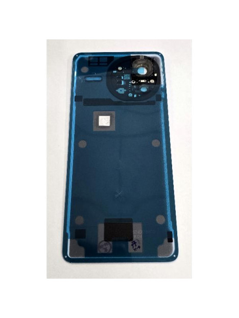Tapa trasera o tapa bateria azul para Xiaomi Poco F7 Pro 5G con cubierta de camara