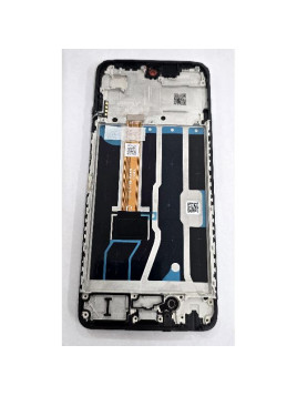 Pantalla para Oppo A5 2025 mas tactil negro con marco negro 621029000585 Service Pack