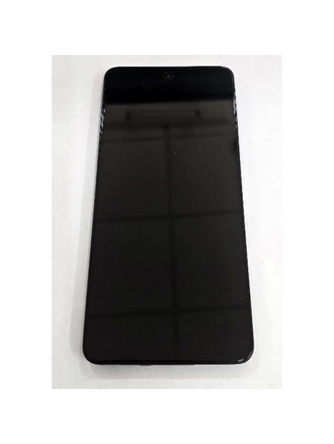 Pantalla para Oppo A5 2025 mas tactil negro con marco negro 621029000585 Service Pack