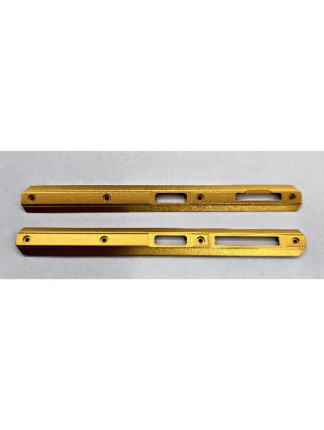 Set de 2 embellecedores naranjas para Doogee S200 Ultra 5G calidad premium