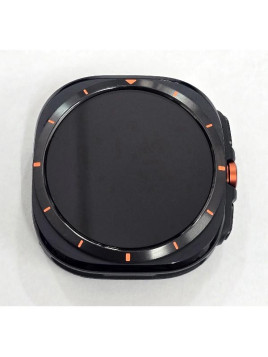 Pantalla para Samsung Galaxy Watch Ultra 2024 L700 L705 47mm mas tactil negro con marco negro calidad premium