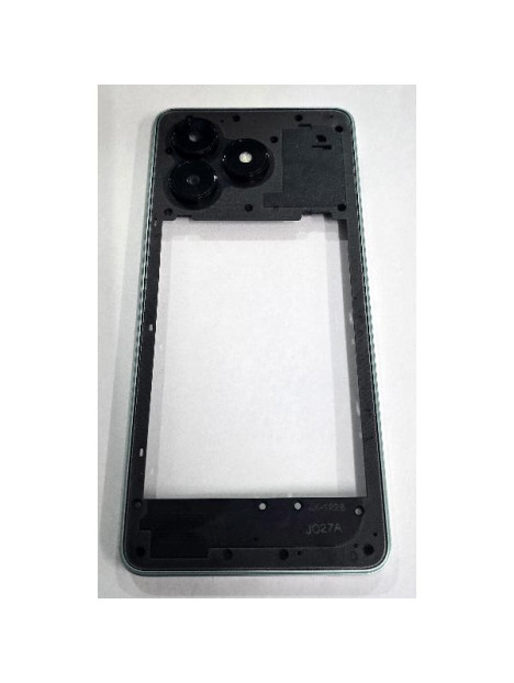 Carcasa o marco central azul para ZTE Blade A36