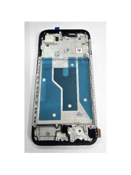 Pantalla para Motorola Moto G77 mas tactil negro con marco negro calidad premium