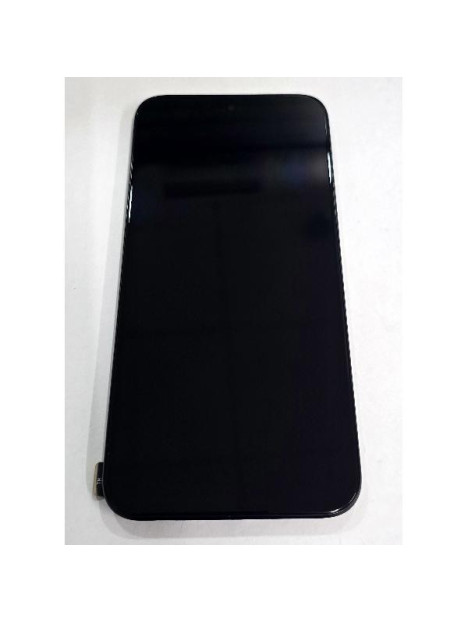 Pantalla para Motorola Moto G77 mas tactil negro con marco negro calidad premium