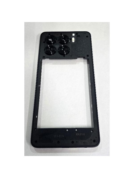 Carcasa o marco central negro para ZTE Blade A56