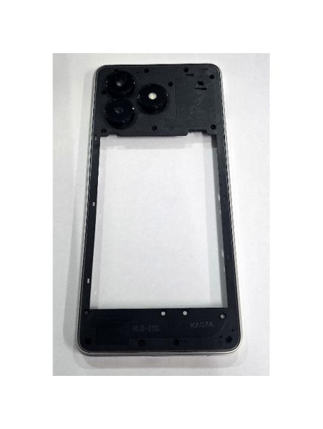 Carcasa o marco central gris para ZTE Blade A36