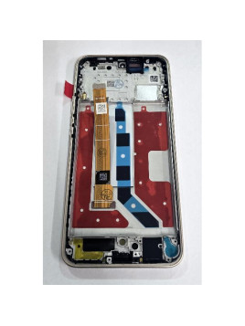 Pantalla para Honor Magic 8 Lite 5G mas tactil negro con marco marron calidad premium