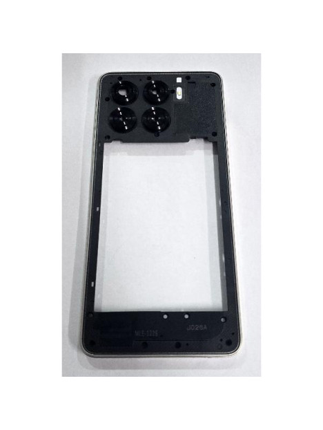 Carcasa o marco central dorado para ZTE Blade A56