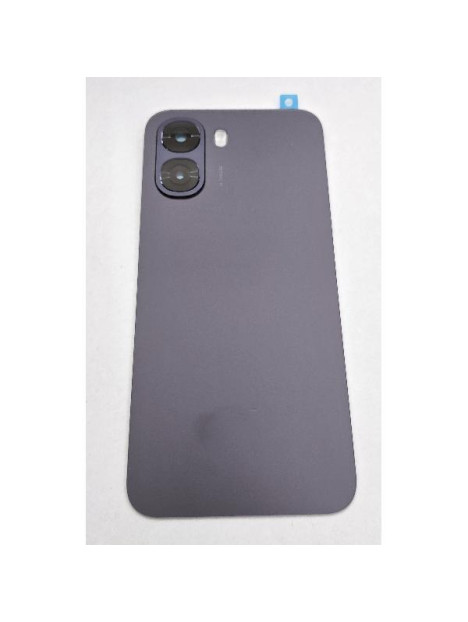 Tapa trasera o tapa bateria morada para Oppo A6X con cubierta de camara
