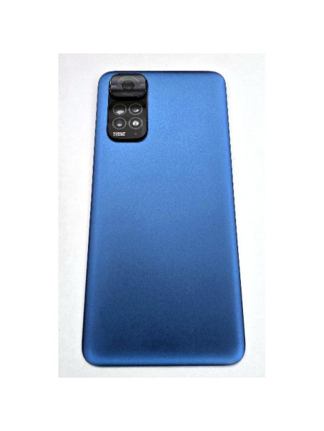 Tapa trasera o tapa bateria azul para Xiaomi Redmi Note 11S 108mpx con cubierta de camara