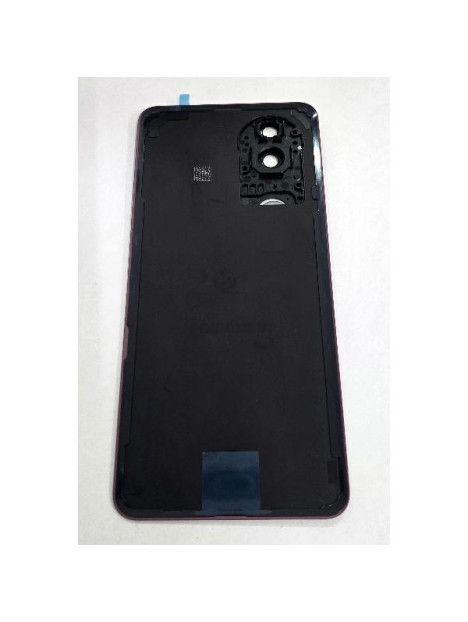 Tapa trasera o tapa bateria roja para Vivo V50 5G con cubierta de camara