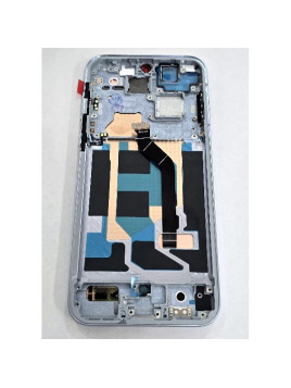 Pantalla para Oppo Find X8 5G CPH2651 mas tactil negro con marco azul calidad premium