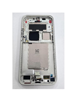 Pantalla para Xiaomi 17 Ultra 5G 25128PNA1G mas tactil negro con marco blanco 560022000P100 Service Pack