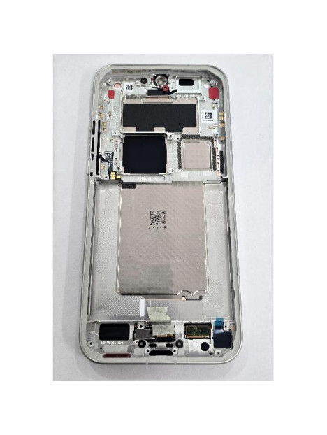 Pantalla para Xiaomi 17 Ultra 5G 25128PNA1G mas tactil negro con marco blanco 560022000P100 Service Pack