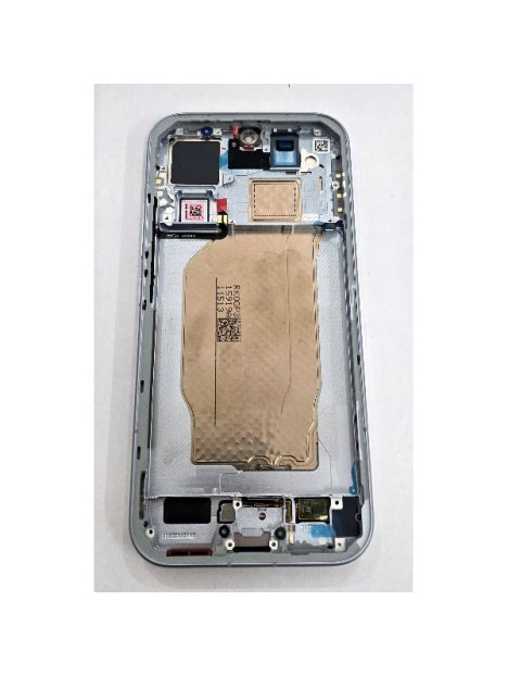 Pantalla para Xiaomi 17 5G 25113PN0EG mas tactil negro con marco azul 560017000P300 Service Pack