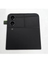 Tapa trasera superior pantalla para Samsung Galaxy Z Flip4 F721B negra GH97-27947A Service Pack