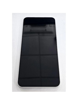 Pantalla para Samsung Galaxy A37 5G SM-A376 mas tactil negro con marco blanco GH82-39232C Service Pack