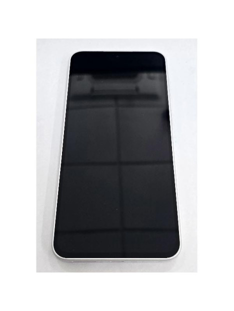 Pantalla para Samsung Galaxy A37 5G SM-A376 mas tactil negro con marco blanco GH82-39232C Service Pack