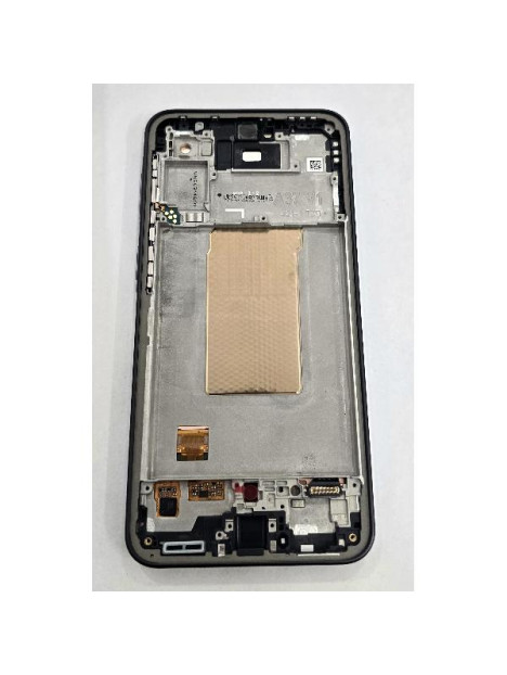 Pantalla para Samsung Galaxy A37 5G SM-A376 mas tactil negro con marco gris GH82-39232A Service Pack