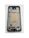 Pantalla para Samsung Galaxy A37 5G SM-A376 mas tactil negro con marco gris GH82-39232A Service Pack