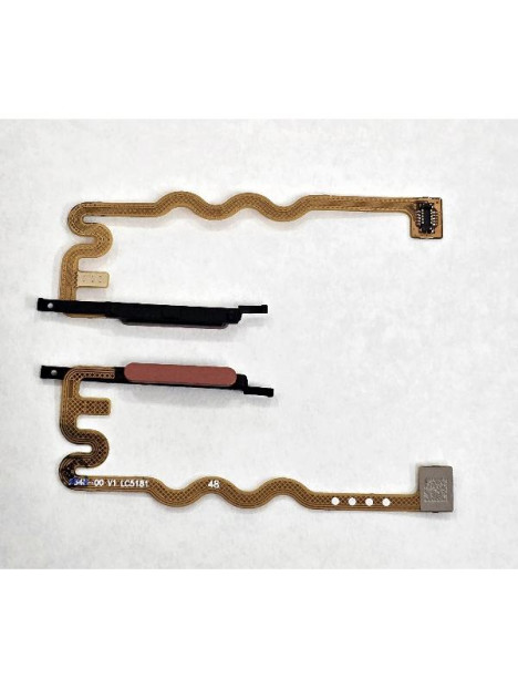 Flex sensor de huella naranja para Motorola Moto G06 Motorola Moto G06 Power calidad premium