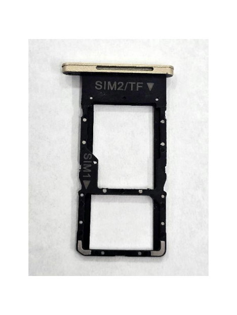 Soporte o bandeja sim dorada para Oukitel C69 5G calidad premium