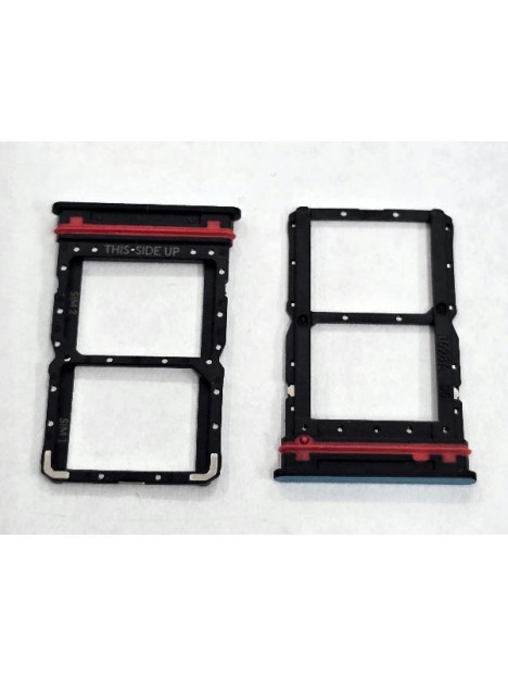 Soporte o bandeja sim azul para Motorola Moto G67 Power 5G calidad premium