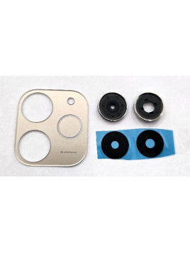 Cristal de camara para Realme Note 70T con cubierta dorada calidad premium