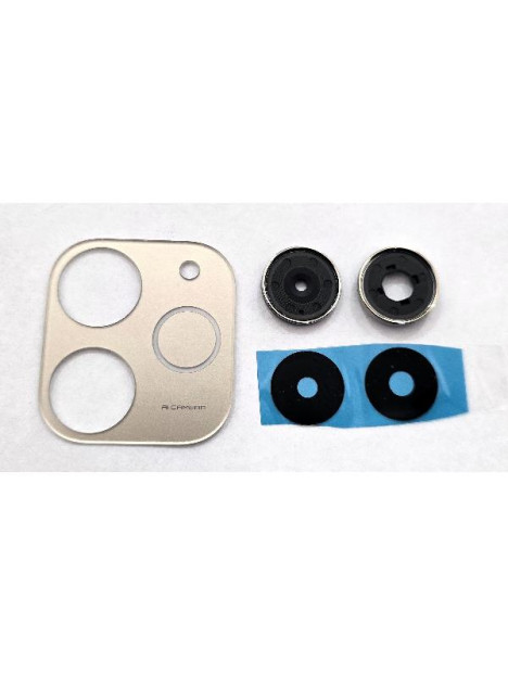 Cristal de camara para Realme Note 70T con cubierta dorada calidad premium