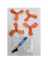 Helices naranja para DJI Neo 2 calidad premium