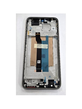 Pantalla para Xiaomi Redmi Note 15 Pro 5G mas tactil negro con marco plata 56002000P1600 Service Pack